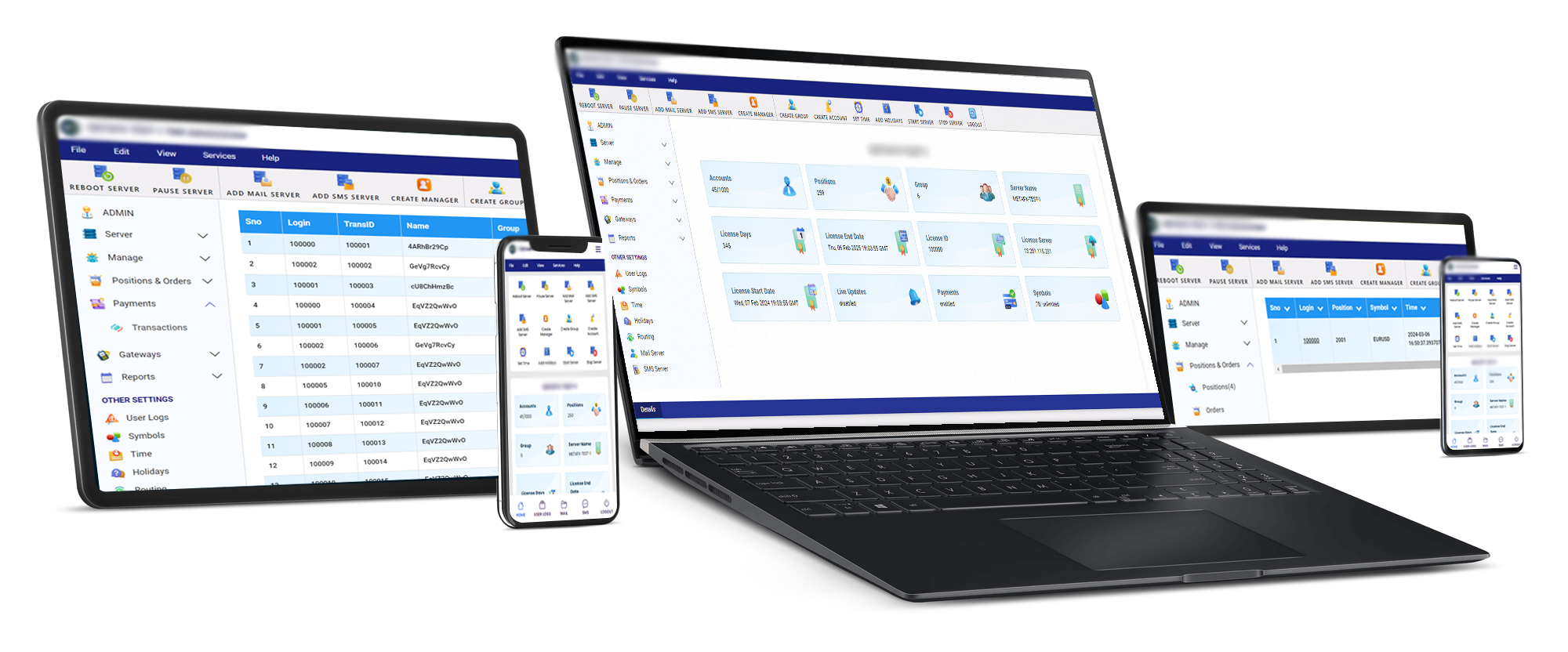 All fund members are able to work with the platform via PC, smartphones and tablets All fund members are able to work with the platform via PC, smartphones and tablets