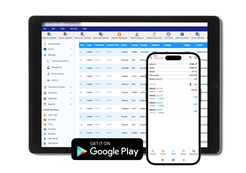 Mobile trading with Trade Master 9 for Android Mobile trading with Trade Master 9 for Android