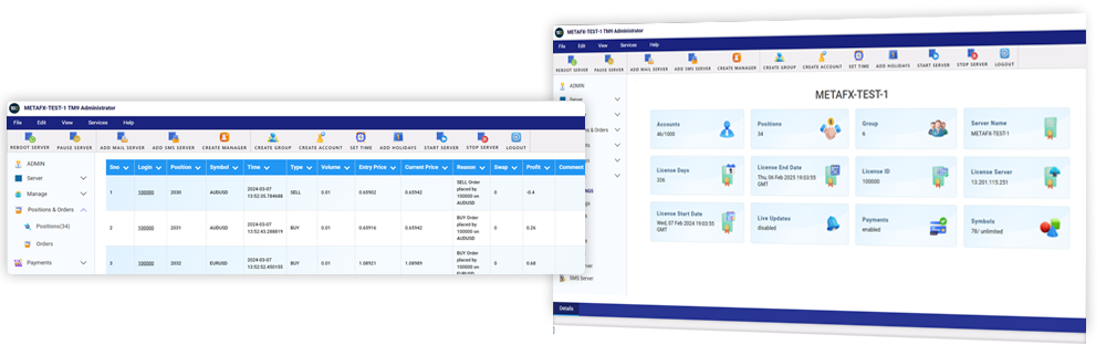 Trade Master 9 trading system features the market depth, as well as all kinds of trading orders and their execution types