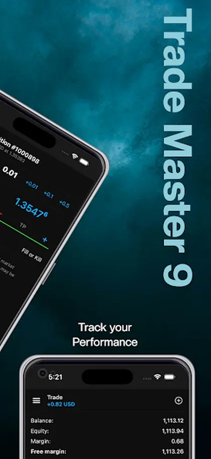 TM9 performance tracking with balance, equity and margin